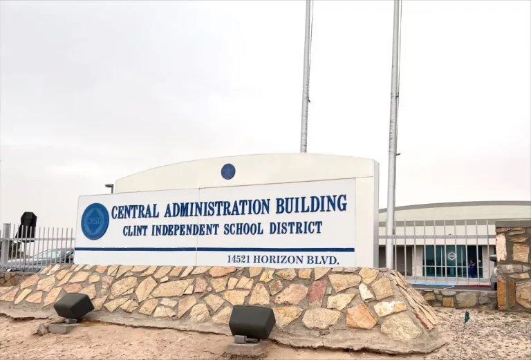 The Clint ISD headquarters is in Horizon City. / By: Claudia Lorena Silva