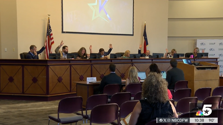 A group of Keller ISD students and parents are speaking out against a policy they say targets gay and trans students. District leaders unanimously approved a revision that requires parental notification if a child decides to use names or pronouns not assigned at birth. Candace Sweat was at the meeting — where students and parents shared their concerns. / NBC 5 DFW